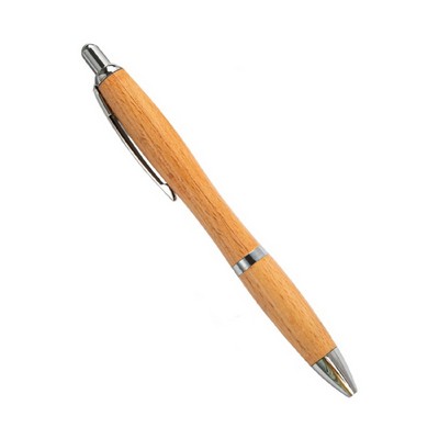 Eco-friendly Retractable Bamboo Pen