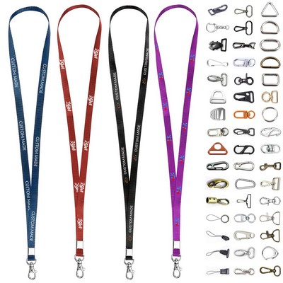 3/4" Screen Lanyard for ID Badge Holders