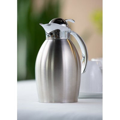 Nicollet Series Brushed Carafe w/Polished Accents (1 Liter)