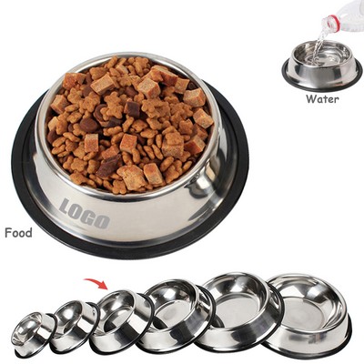 21cm Metal Pet Food Bowl