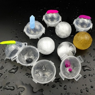 Food Grade Plastic Ice Ball Mold Whiskey Ice Sphere Maker