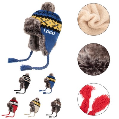 Women's Winter Knitted Trapper Hat