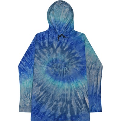 Tie-Dye Unisex Long Sleeve Hooded T-Shirt