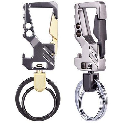 Multi Function Tool Survival Key Ring