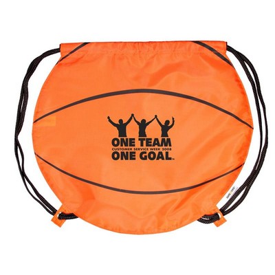 GameTime! Basketball Drawstring Backpack