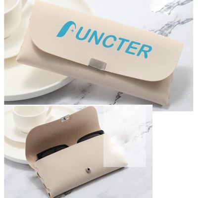 Portable PVC Leather Glasses Case