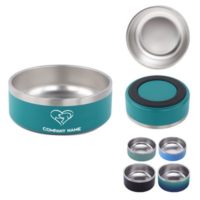 64Oz Stainless Steel Pet Bowl