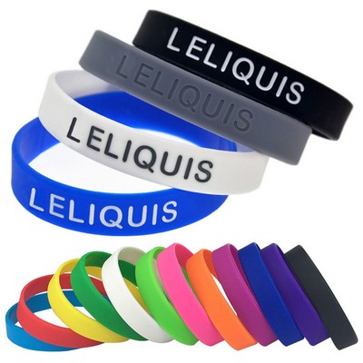 Debossed Silicone Awareness Wristband