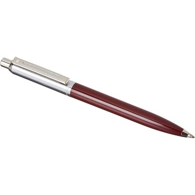 Sheaffer Sentinel Burgundy Barrel Brushed Chrome Cap Ball Point