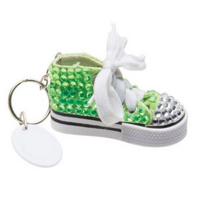 Rhinestone Shoe Shape Keytag