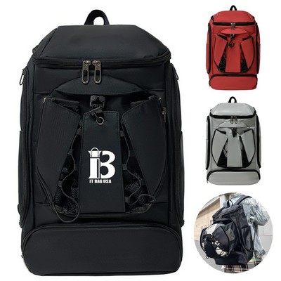 Laptop Backpack for Outdoor with Ball Compartment