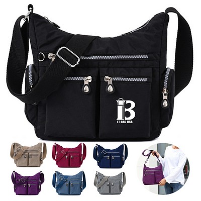 Crossbody Bag with Water-Resistant Purse