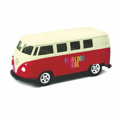 3" 1:64 Scale Volkswagen® Samba Bus Full Color Logo (u)