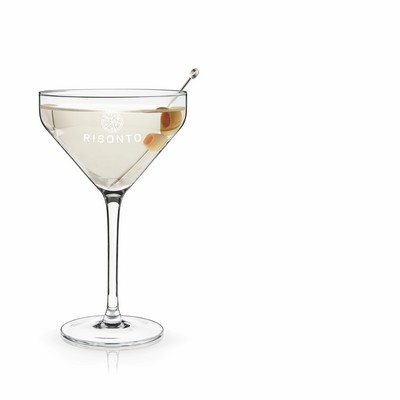 Raye Angled Crystal Martini Glasses by Viski®