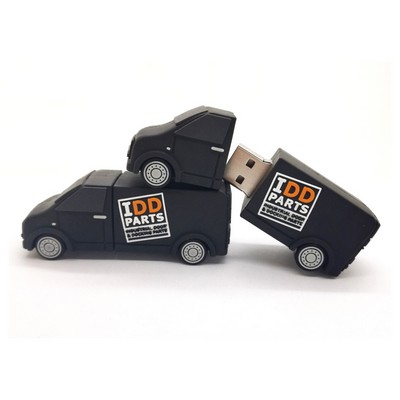 PVC Customized USB Flash Drive Vehicle Truck Memory Stick