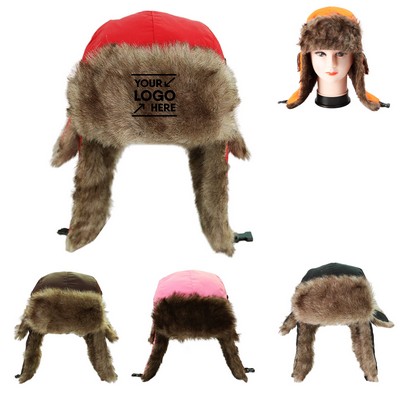 Adult Faux Fur Trooper Hat