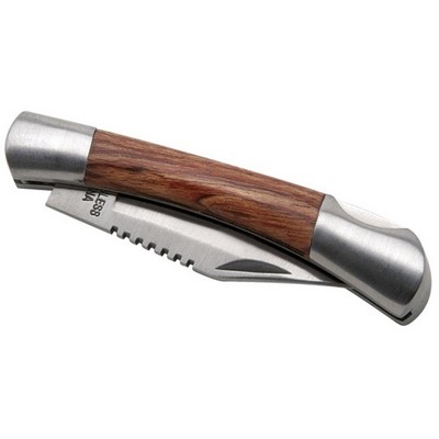 Small Silver Rosewood Pocket Knife