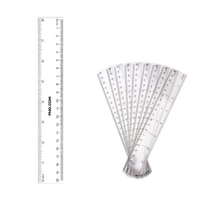 8 Inch Plastic School Ruler