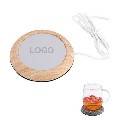 Wooden Finish Coasters For Coffee Mug Warmers