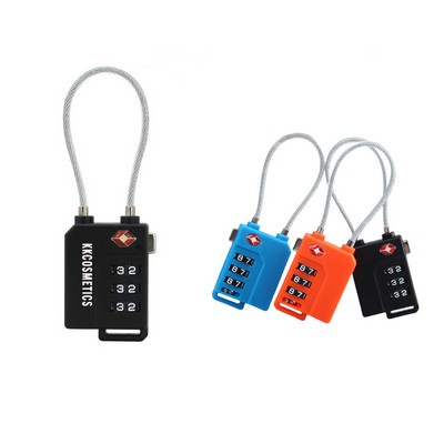 Mini-Resettable 3-digit Coded Padlock