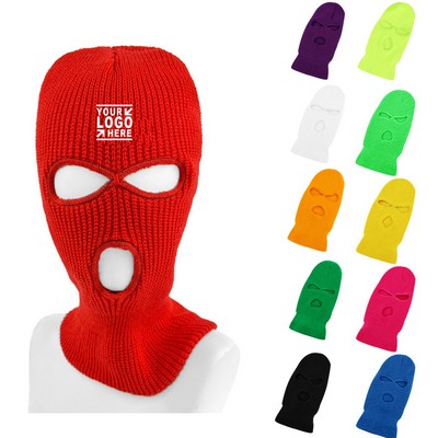 3 Hole Full Face Ski Mask