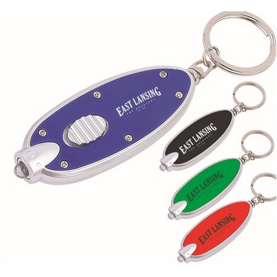 Oval Led Key Chain