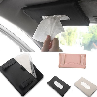 Car Leather Tissue Box