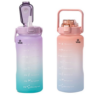 64Oz Motivational Water Bottle