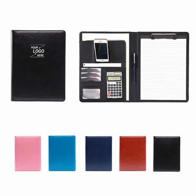 A4 Size Clipboard PU Leather Business Portfolio