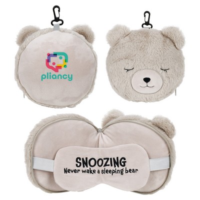 Comfort Pals™ Bear 2-in-1 Pillow Sleep Mask