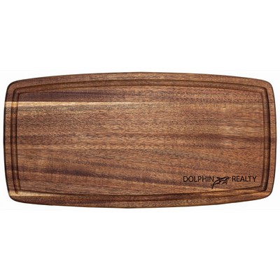 16" Acacia Cutting Board w/Juice Groove