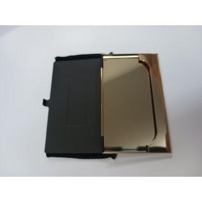 Gold Brass Business Card Holder