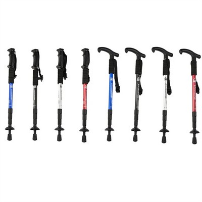 Telescopic Collapsible Hiking Poles Set Anti-Slip Trekking