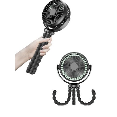 5200mAh Battery Powered Mini Handheld Personal Portable Fan