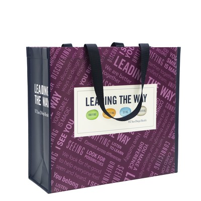 Premium Grade 135g Laminated Non-Woven PP Tote Bag 16"x14"x6"