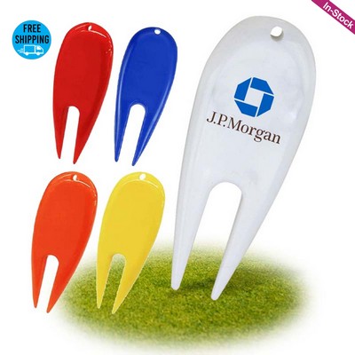 Plastic Golf Divot Repair Tool-2 Color Imprint