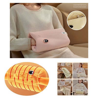 Hand Warmer USB Heating Pad Travel Blanket