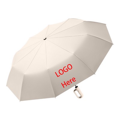 Large Inverted Umbrella with Carabiner Handle