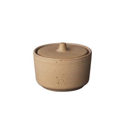 blomus Kumi Fungi Beige Stoneware Sugar Bowl