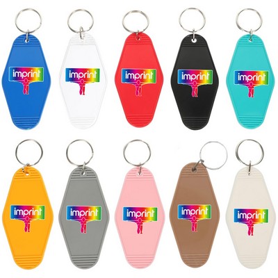 Plastic Hotel Keychain