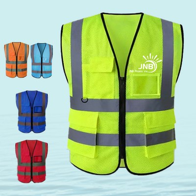 High Visibility Mesh Safety Reflective Vest