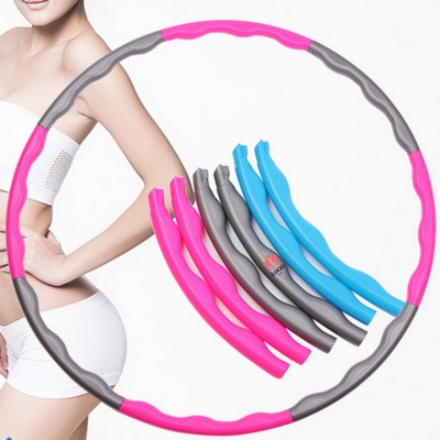 Snap Together Detachable Adjustable Weight Plastic Hula Hoop