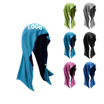 Face Neck Cooling Towel Hood