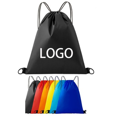 Adjustable Lightweight Drawstring Backpack