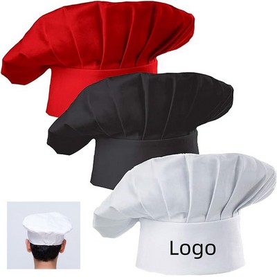 Adjustable Elastic Kitchen Cooking Chef Hat