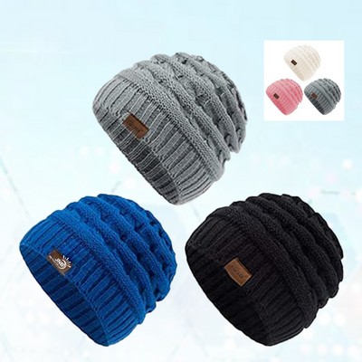 Knitted Woolen Kids' Hat