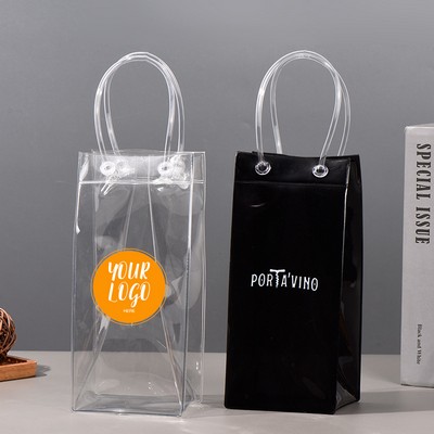 Plastic transparent pvc wine bags