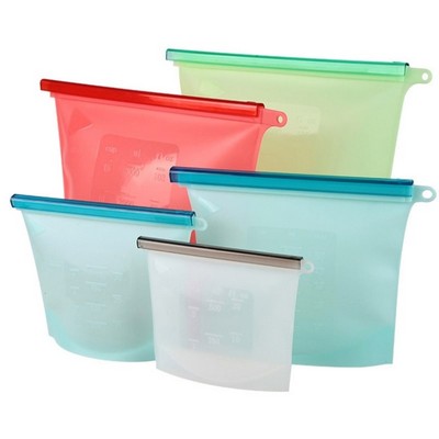 2 Pcs Silicone Bags Set