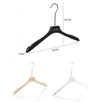 Women'S Imitation Wood Grain Plastic Hanger