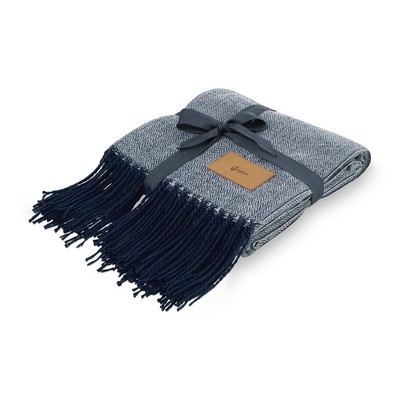 Everlasting Throw Blanket - Navy Blue